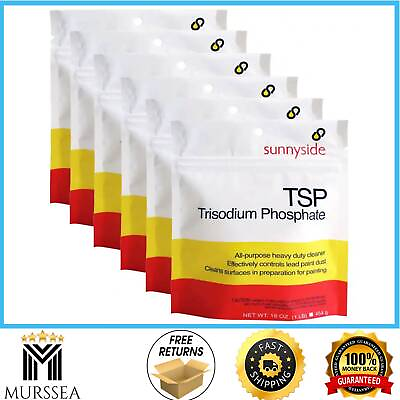 #ad 6 Lb TSP Trisodium Phosphate Heavy Duty Cleaner Dirt Removal Resealable Pouches $19.95