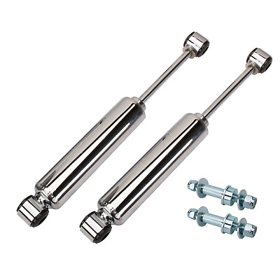 High Pressure Gas Filled Tube Shocks for Front Rear Axle: Chrome Plated #ad $100.99