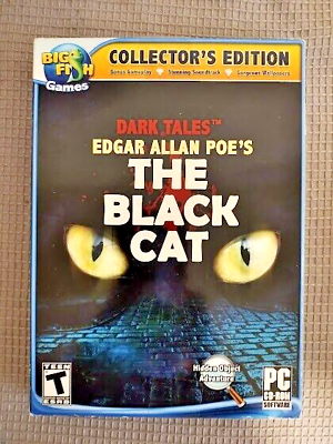 #ad Dark Tales Edgar Allan Poes The Black Cat Pc Game Collectors Edition RATED T $7.99