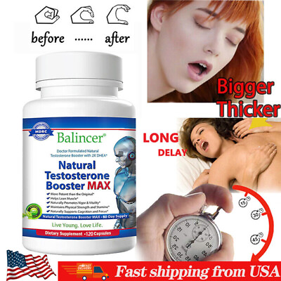 #ad Testosteron Booster Monster Test for Men Testosterona 30 to 120 Capsules $10.44