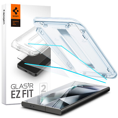 #ad Spigen GlasTR EZFit Screen Protector for Samsung Galaxy S24 Ultra S24 Plus S24 $18.99