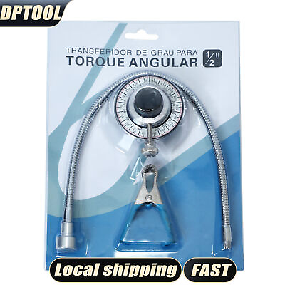 #ad Professional Measure Tool Drive Torque Angle Gauge 360°Adjustable 1 2 Wrench $21.90
