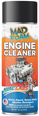 #ad Mad Foam Engine Degreaser Spray Engine Cleaner Foam for Automotive Car 18 oz $15.95