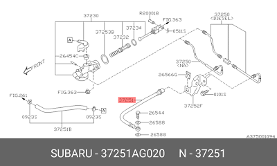 #ad Genuine OE Hose Clutch 37251AG020 for Subaru 37251 AG020 EUR 17.64