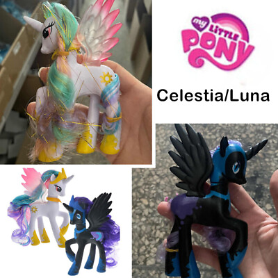 #ad #ad Celestia Luna My Little Pony Magic Princess Action Figure 14cm Doll Toy Kid Gift $10.20
