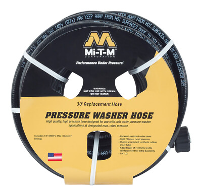 Mi T M 3000 psi 30 ft. L Pressure Washer Hose $41.99