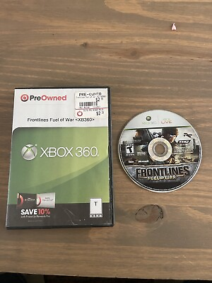 #ad Frontlines: Fuel of War Microsoft Xbox 360 2008 $3.99