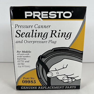 #ad Presto Rubber Pressure Cooker Sealing Ring 09985 NEW BOXED $11.39