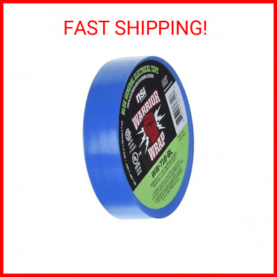 #ad #ad WarriorWrap General 3 4 in. x 60 ft. 7 mil Vinyl Electrical Tape Blue $2.16