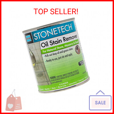 #ad STONETECH Oil Stain Remover Cleaner for Natural Stone Grout amp; Masonry 1 Pint $33.90