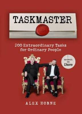 #ad Taskmaster: 200 Extraordinary Tasks for Ordinary People Hardcover GOOD $16.72