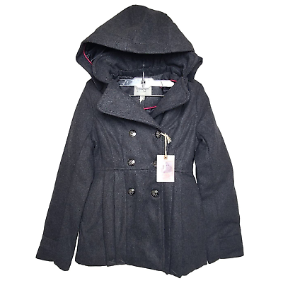 #ad Jessica Simpson Dress Coat Detachable Hood Girls Junior#x27;s 14 16 $35.85