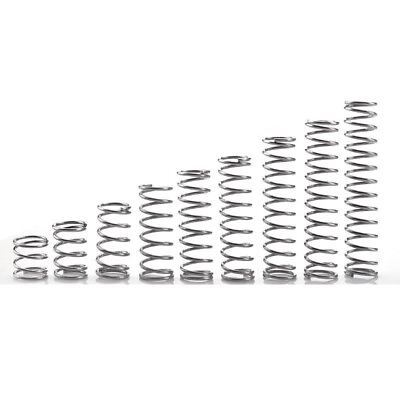 #ad 20pcs 0.4mm WD 5mm OD spring SUS304 compression springs pressure coils ring $14.99