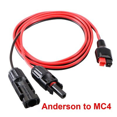 #ad ALLPOWERS Solar Extension Cable with MC 4 Female and Male Connector to Generator $6.99