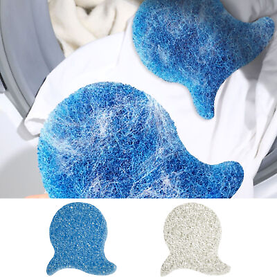 #ad Blue Washer Lint Catcher Hair Removal Filter Washing Machine Accessories 4 pcs $8.71