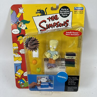 #ad The Simpsons WENDELL World of Springfield Interactive Figure Series 10 2002 $9.99