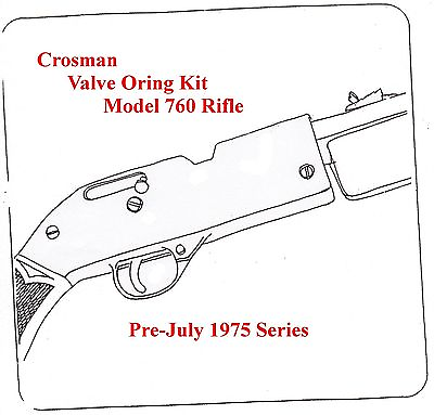 #ad Crosman 760 Rifle Pre July 1975 Series REBUILD RESEAL O RING SEAL KIT $5.95