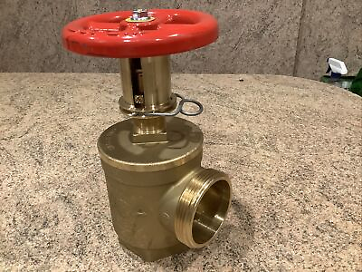 #ad GIACOMINI Fire Hose pressure restricting angle valve 2 1 2” A156 12HO 300PSI $200.00