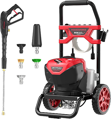 #ad POWERWORKS Electric Pressure Washer2200 PSI 2.3 GPM Power Washers14 Amp for 5 $250.54