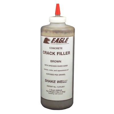 #ad EAGLE 1 qt. Bottle of Crack Filler for Brown Exposed Aggregate Concrete $18.50