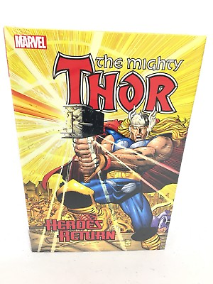 #ad The Mighty THOR Heroes Return Omnibus Collects #1 35 Marvel HC Sealed $125 $59.95
