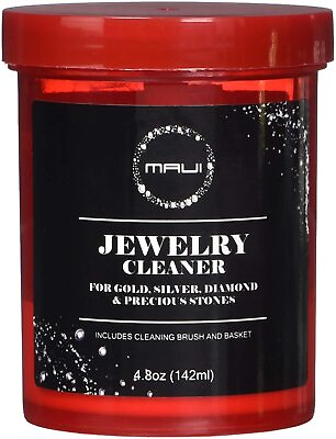 #ad Jewelry Cleaner Solution Liquid for silver gold and diamond 4.8 oz $9.58