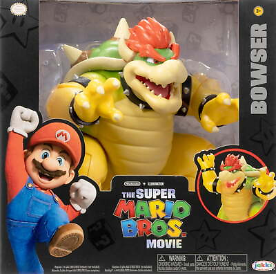 #ad The Super Mario Bros. Movie 7 inch Feature Bowser Action Figure with Fire $22.82