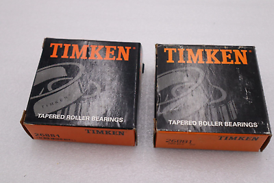 #ad Timken 26881 Single Cone Tapered Roller Bearing STOCK B 2046 $18.39