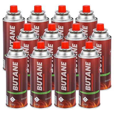 #ad Butane Fuel Canisters for Portable Camping Stoves Burners RVR UL Listed 12 Pack $29.99