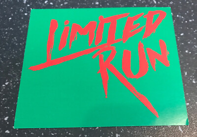 #ad Limited Run Games Holiday Black Friday Christmas Sticker Rare $4.99