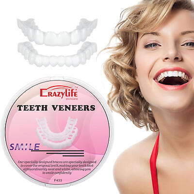 #ad #ad Instant Smile Perfect Teeth Temporary Snap Replacement Fake Veneers Tooth Kit $8.80