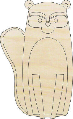 #ad Beaver Laser Cut Out Unfinished Wood Craft Shape ANML114 $27.60