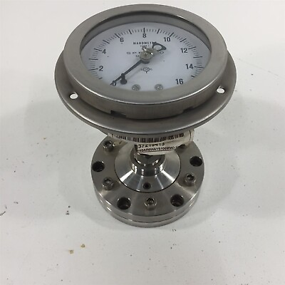 #ad Spriano 0 16 Bar Pressure Gauge With Diaphragm Plate $99.99