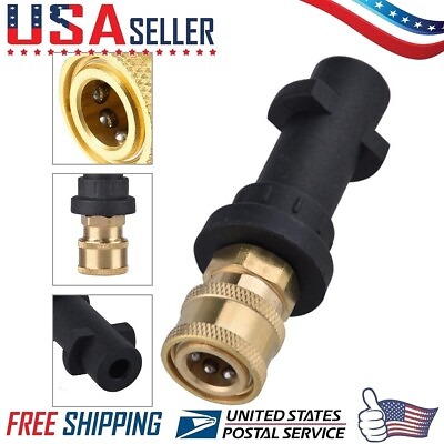 #ad Quick Disconnect High Pressure Washer Nozzle Adapter for Karcher K2 K7 Series $11.83