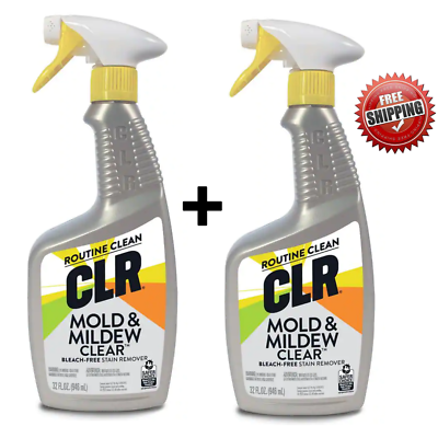 #ad CLR 32 oz. Mold amp; Mildew Remover Clear Cleaner 2 Pack $15.59