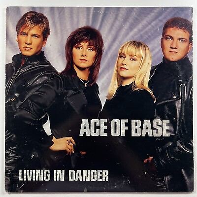 #ad Ace of Base “Living in Danger” Single 12” VG 1993 Promo Multiple Mixes $10.99