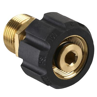 #ad Pressure Washer Adapter Metric M22 15mm Female Thread to M22 14mm Male Fitti... $18.69