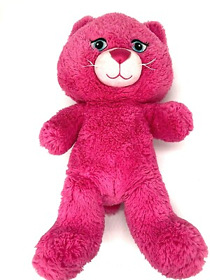 #ad Build A Bear Pink Kitty Cat Color Popz Razzy Berry Plush Stuffed 19quot; Pink $9.99