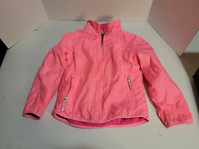 #ad Champion Shell Pink Discovery Girls xs 4 5 Jacket 3 in 1 Discovery Map $8.99