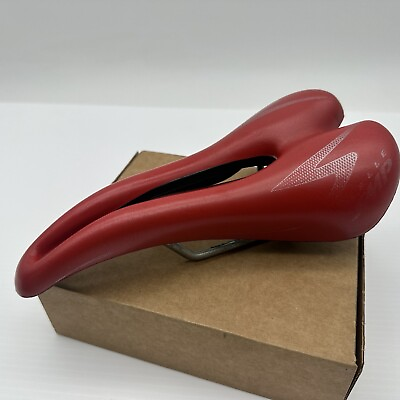 #ad Selle SMP EXTRA? Bicycle Cycling Saddle Seat Red Made in Italy USED 350 Grams $69.95
