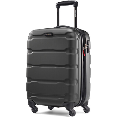 #ad #ad Samsonite Omni Hardside Luggage 20quot; Spinner Black 68308 1041 Open Box $89.00