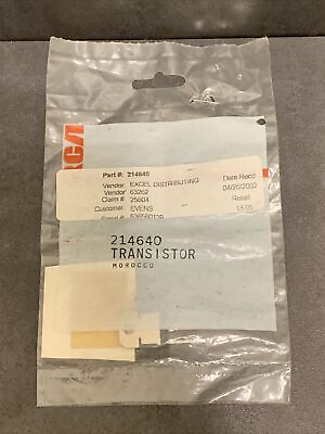 #ad RCA VCR Transistor Part # 214640 New Replacement Part $13.97