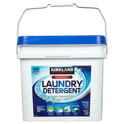 #ad #ad Kirkland Laundry Detergent Super Concentrate Powder 200 Load Fresh Scent Clothes $59.99