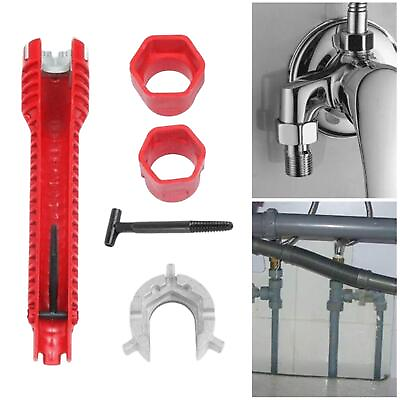 8 in 1 Flume Wrench Installation Plumbing Water Pipe Wrench for Under Sink #ad $11.96