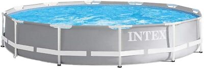 #ad 26711EH 12 foot x 30 inch Prism Frame Above Ground Swimming Pool with Pump $141.66