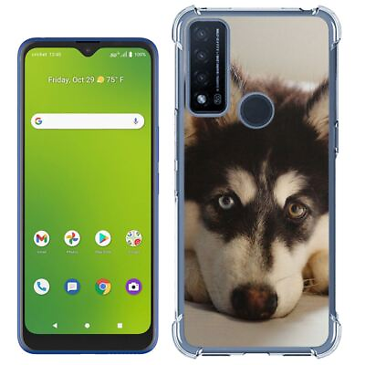 #ad For atamp;t Fusion Radiant Max 5G clear ShockProof TPU Case Baby Husky $13.97