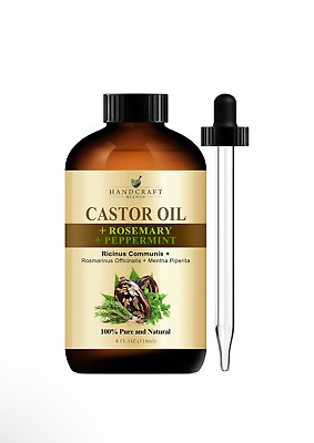 #ad Castor Oil with Rosemary Oil and Peppermint Oil for Hair Growth Eyela $9.40