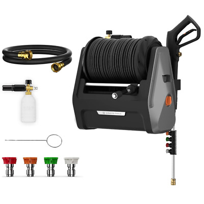 Giraffe Tools Electric Pressure Washer 2200 PSI Power Washer Hose Reel 100 FT #ad #ad $280.49