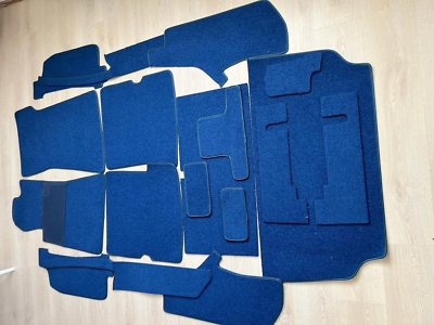 #ad #ad NEW R107 Mercedes Carpet kit for 380SL 450SL 500LS 560SL LOOP BLUE kit 18 pcs $274.90