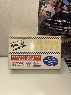 #ad Greased Lightning Race Team Hauler 1 64 Scale Limited Edition Ed Berrier And Car $10.00